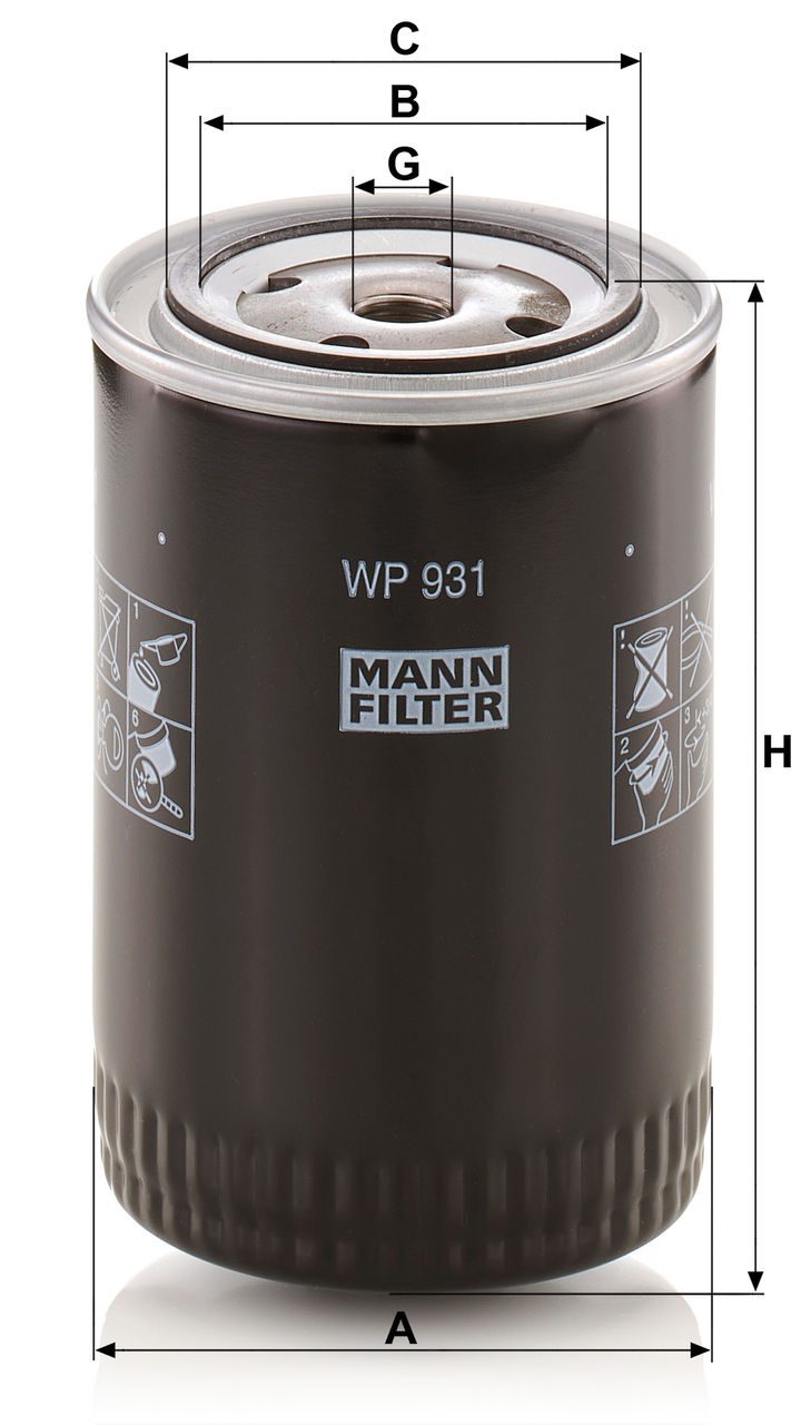 Product Image WP931_MANN-FILTER