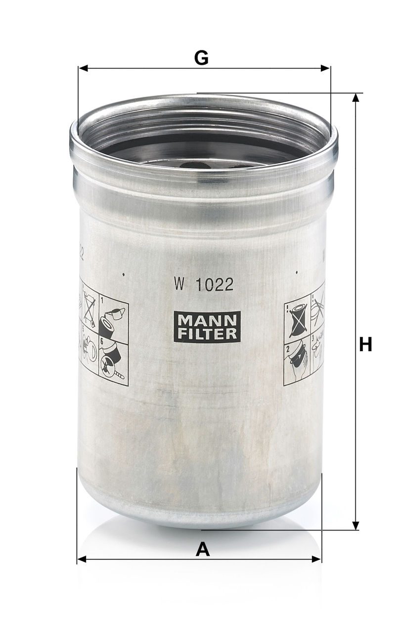 Product Image W1022_MANN-FILTER