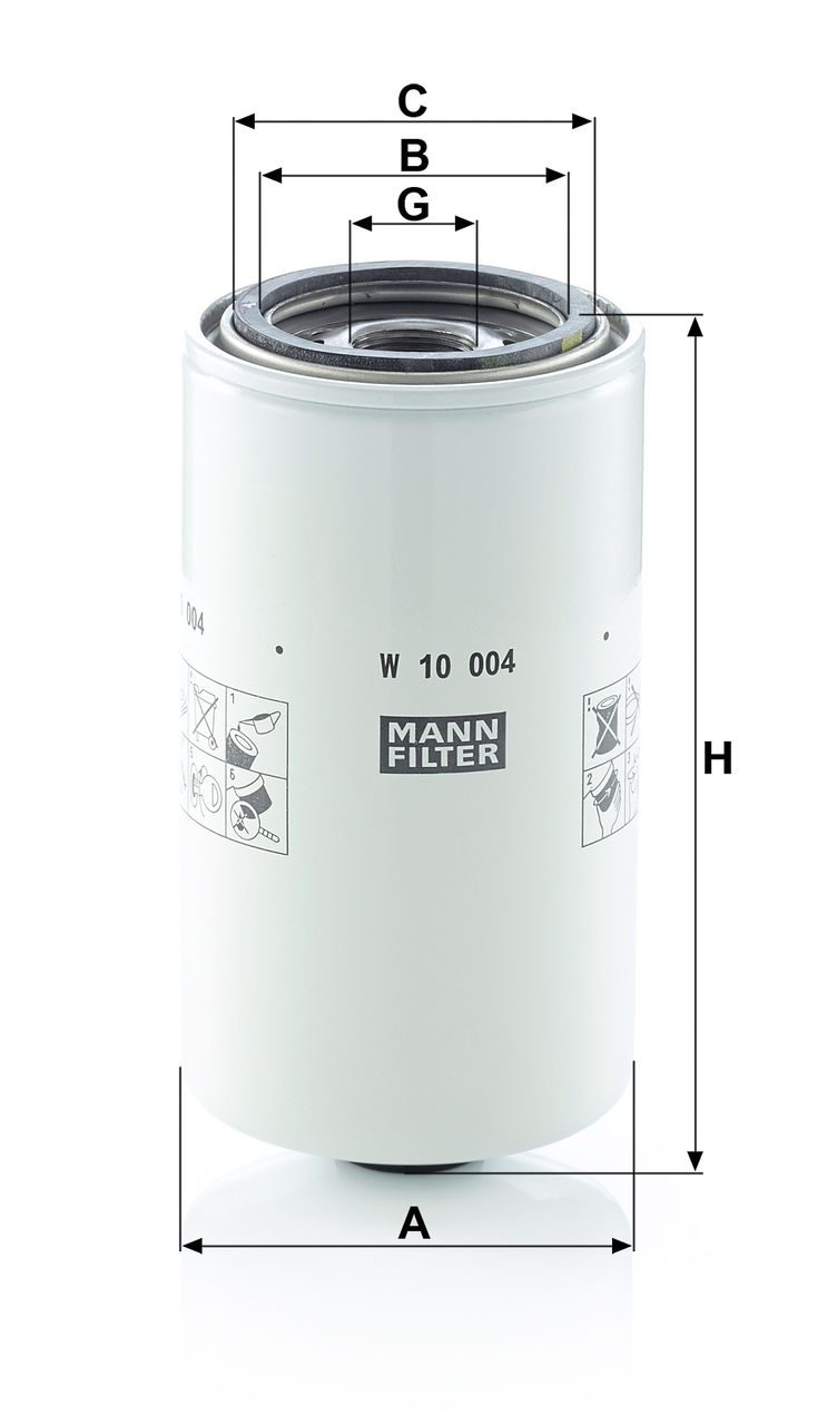 Product Image W10004_MANN-FILTER