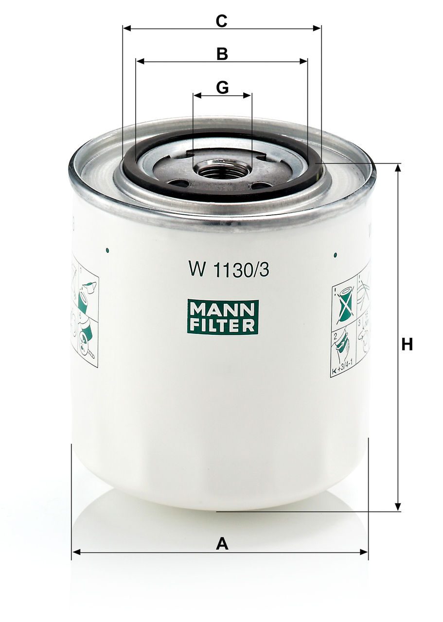 Product Image W1130/3_MANN-FILTER