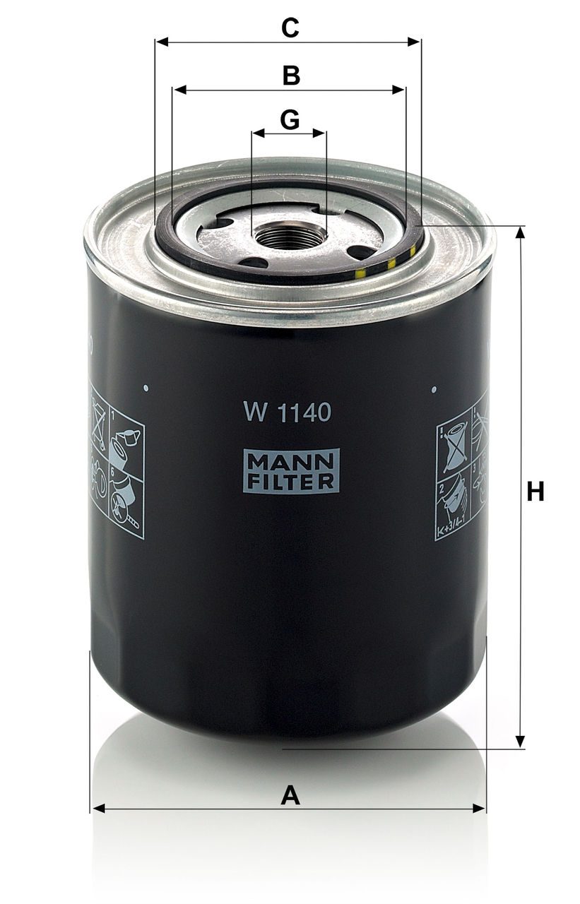 Product Image W1140_MANN-FILTER