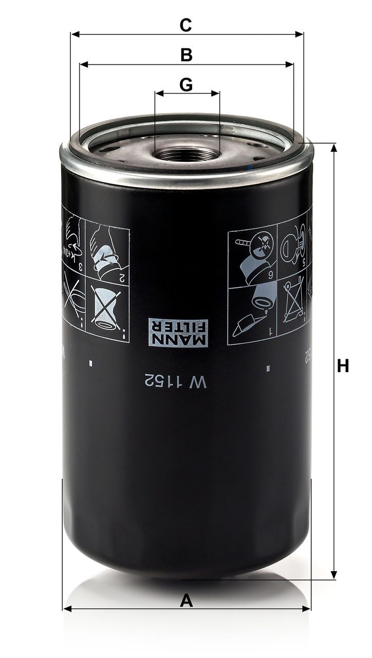 Product Image W1152_MANN-FILTER