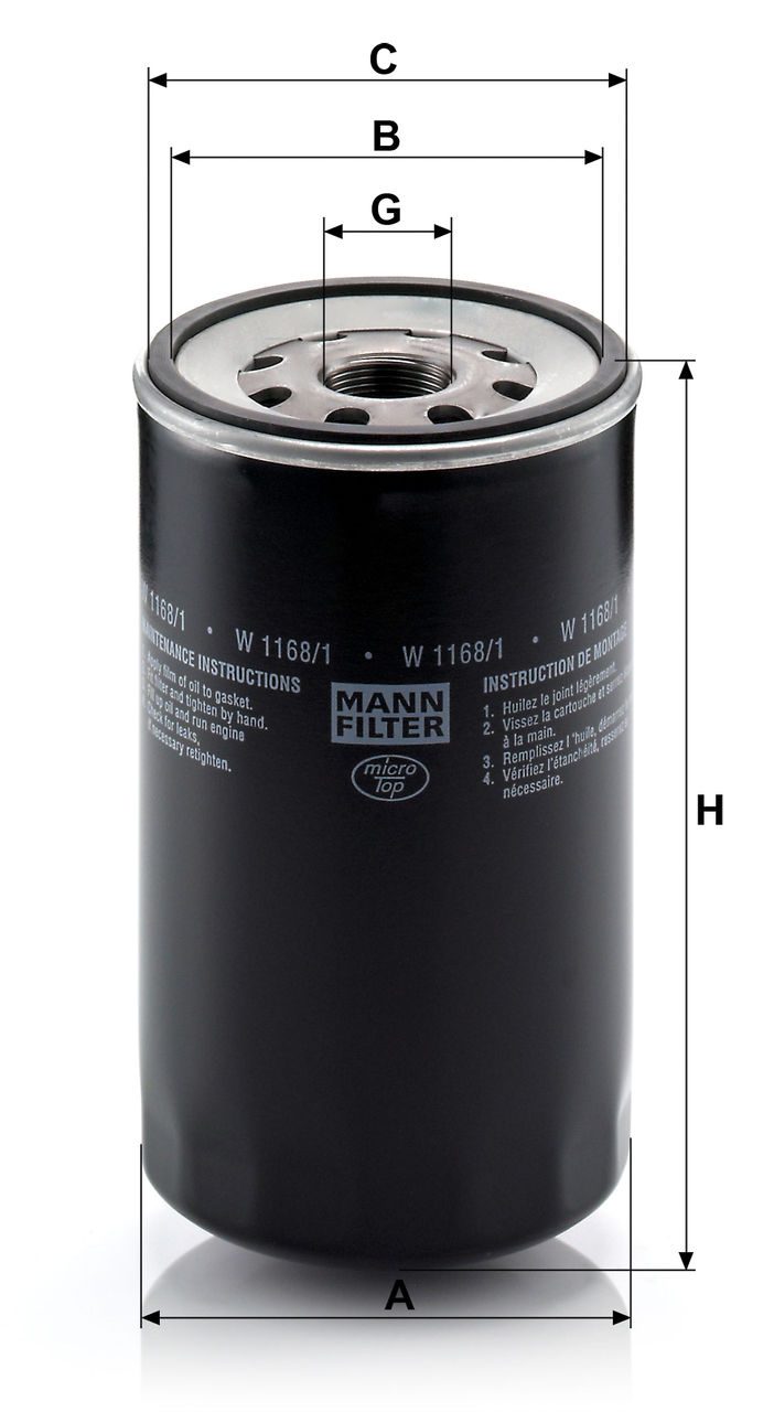 Product Image W1168/1_MANN-FILTER