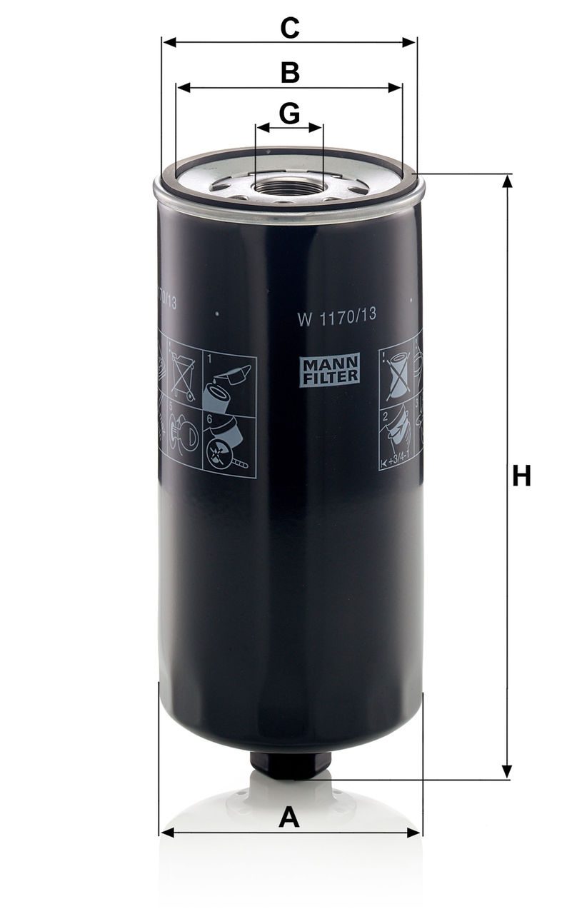 Product Image W1170/13_MANN-FILTER