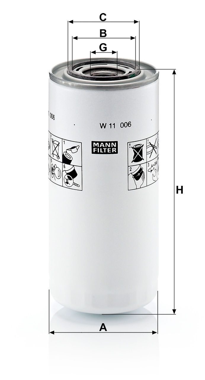 Product Image W11006_MANN-FILTER