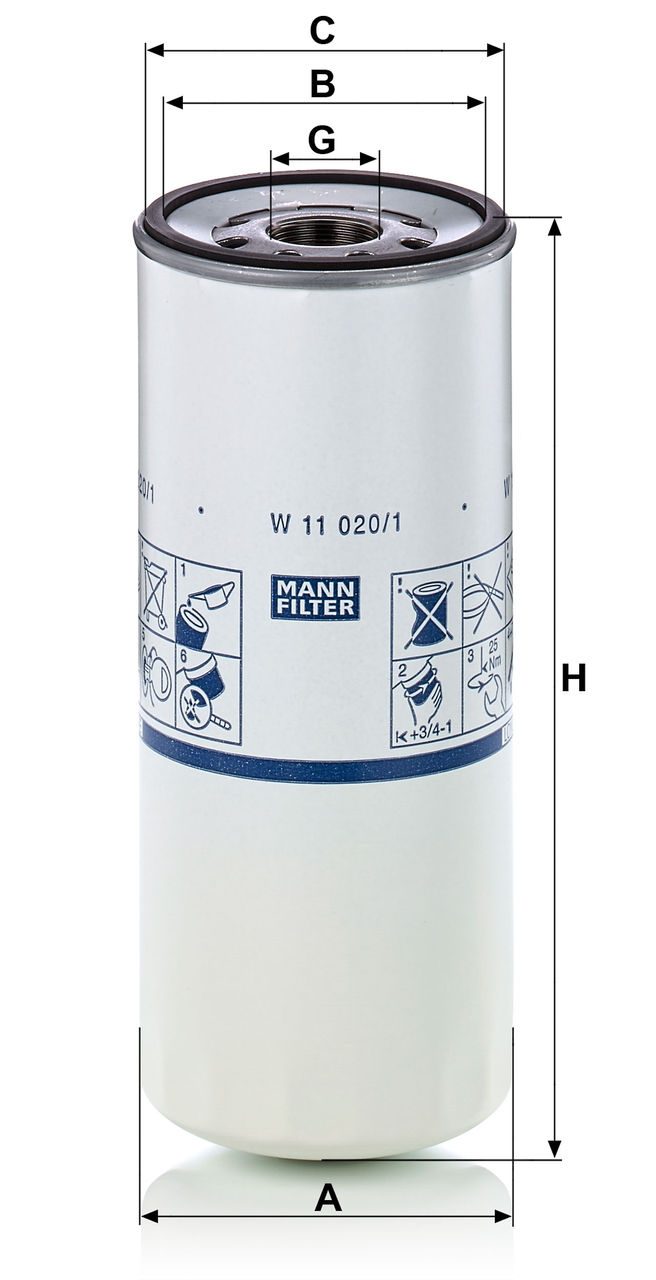 Product Image W11020/1_MANN-FILTER