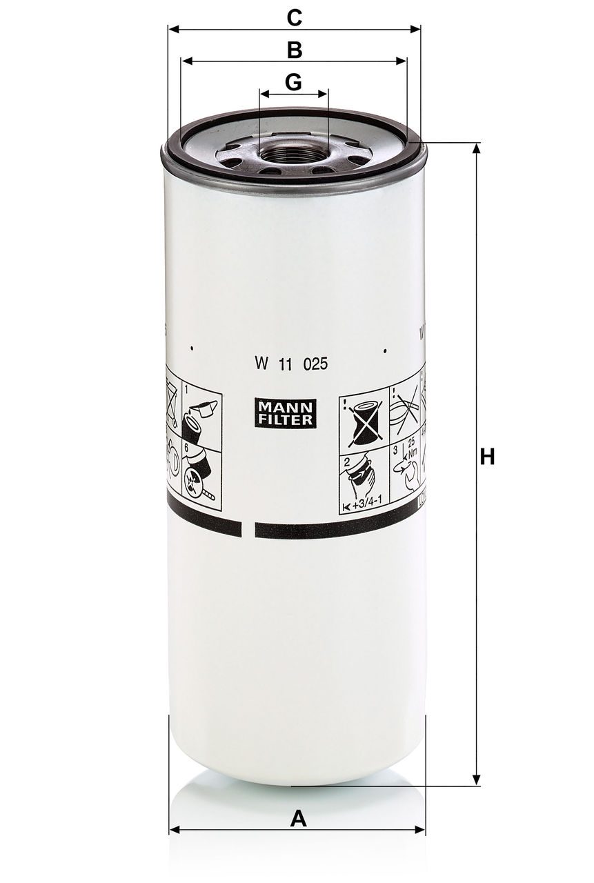 Product Image W11025_MANN-FILTER
