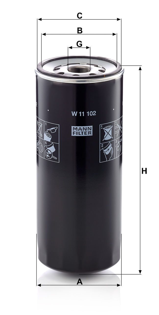 Product Image W11102_MANN-FILTER