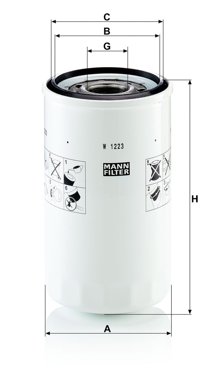 Product Image W1223_MANN-FILTER