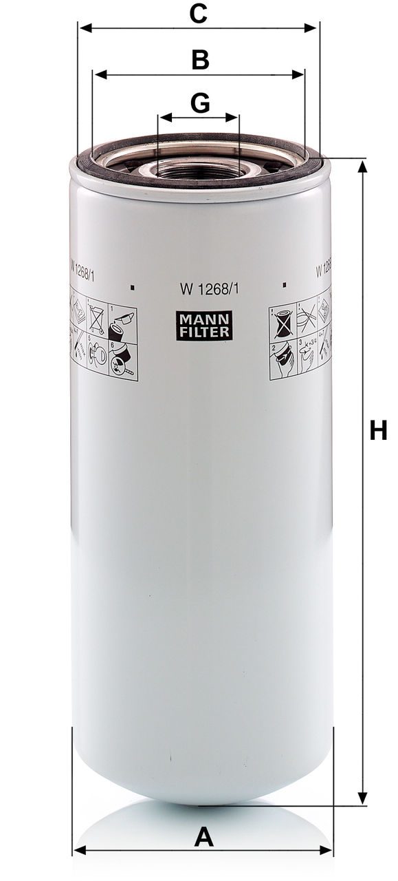 Product Image W1268/1_MANN-FILTER