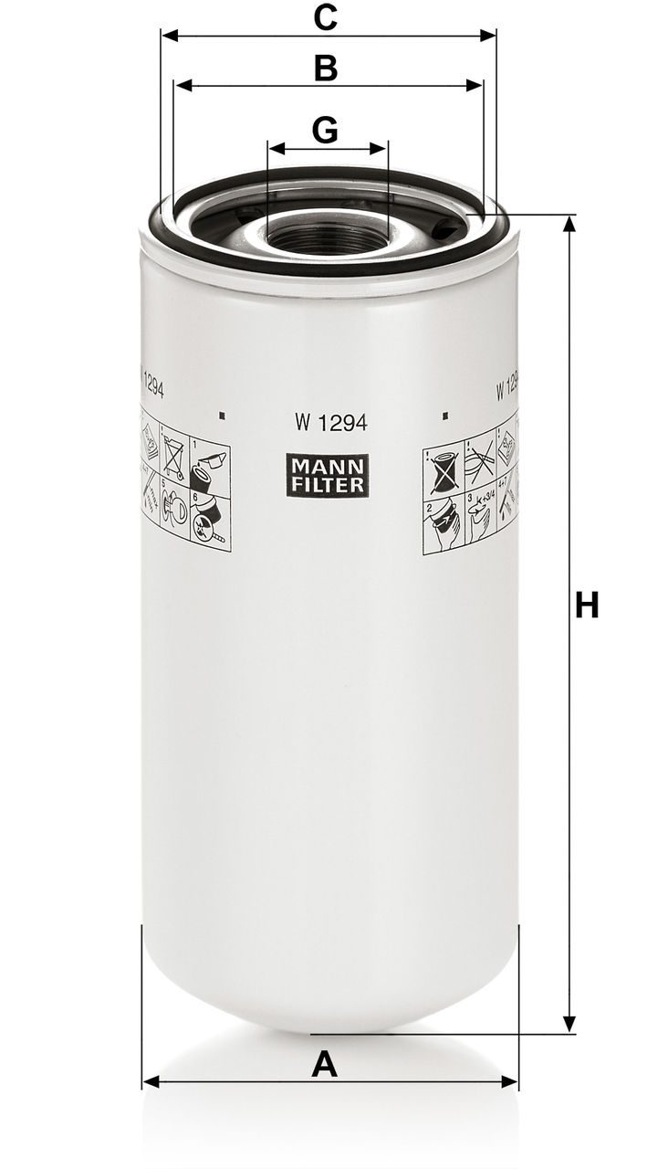 Product Image W1294_MANN-FILTER