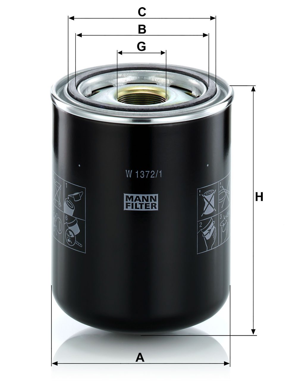 Product Image W1372/1_MANN-FILTER