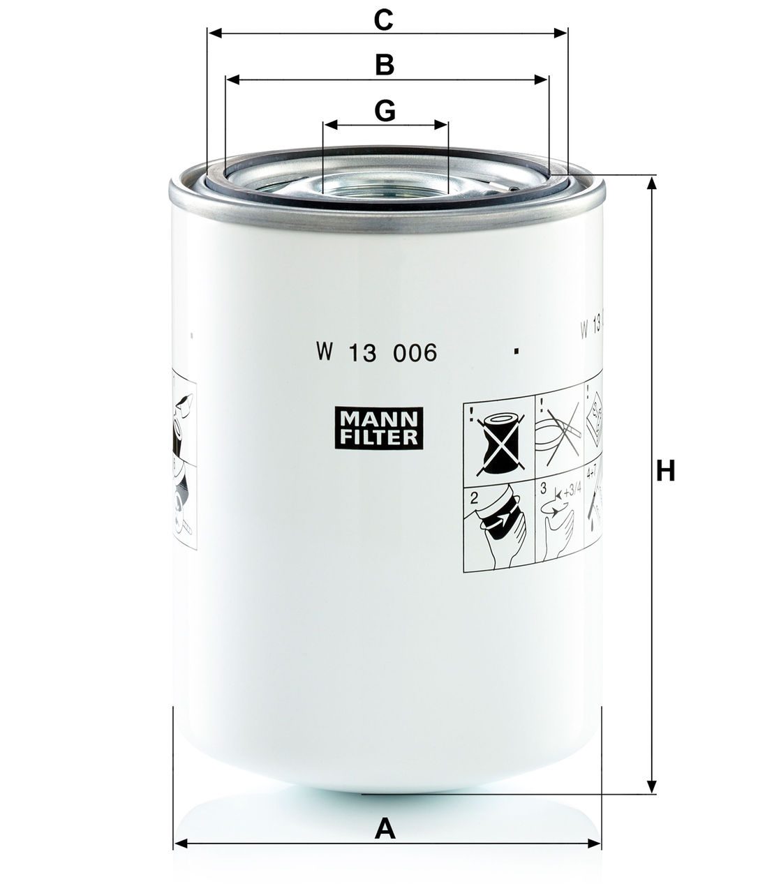 Product Image W13006_MANN-FILTER