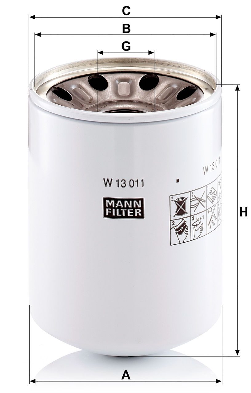 Product Image W13011X_MANN-FILTER
