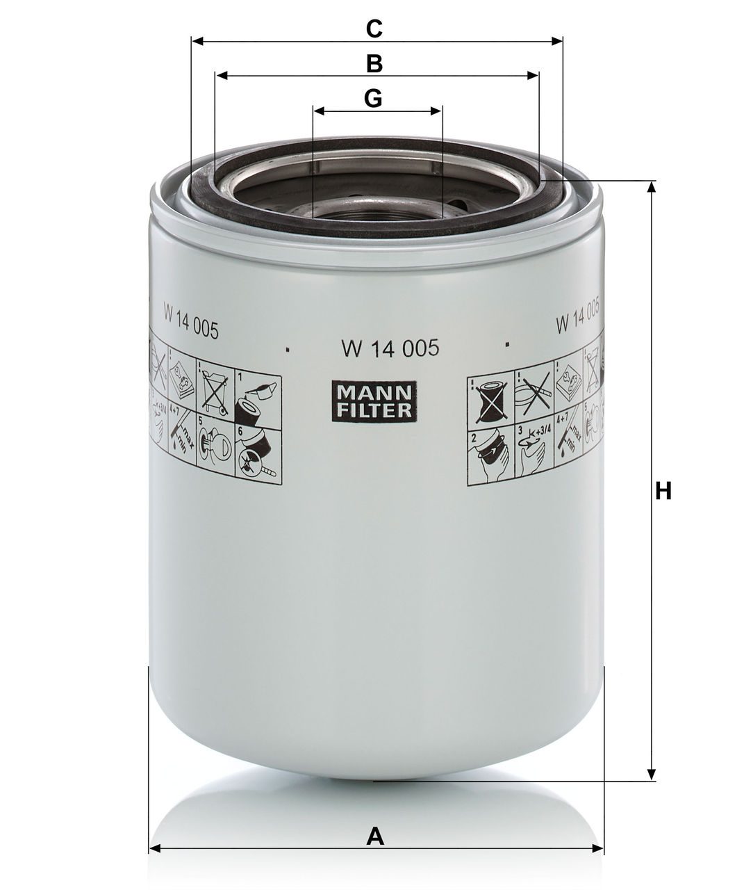 Product Image W14005_MANN-FILTER