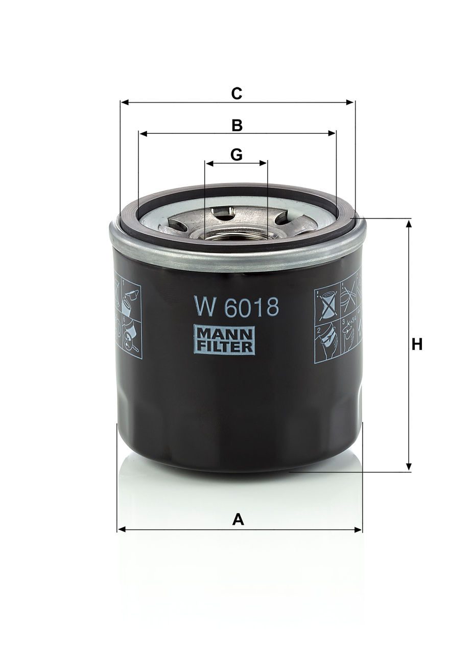 Product Image W6018_MANN-FILTER