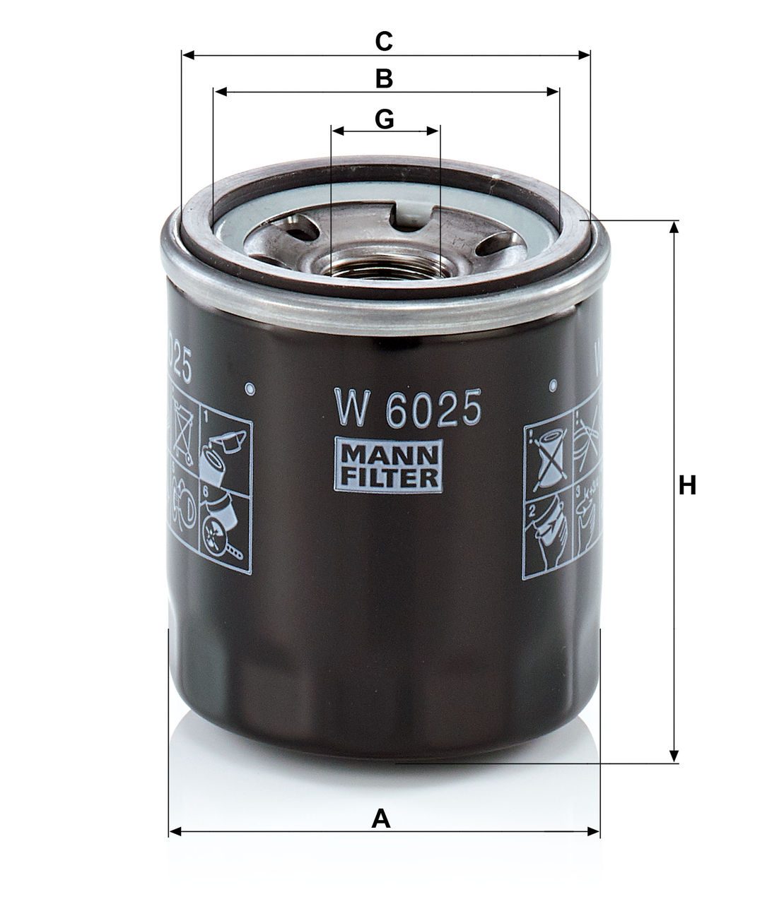 Product Image W6025_MANN-FILTER