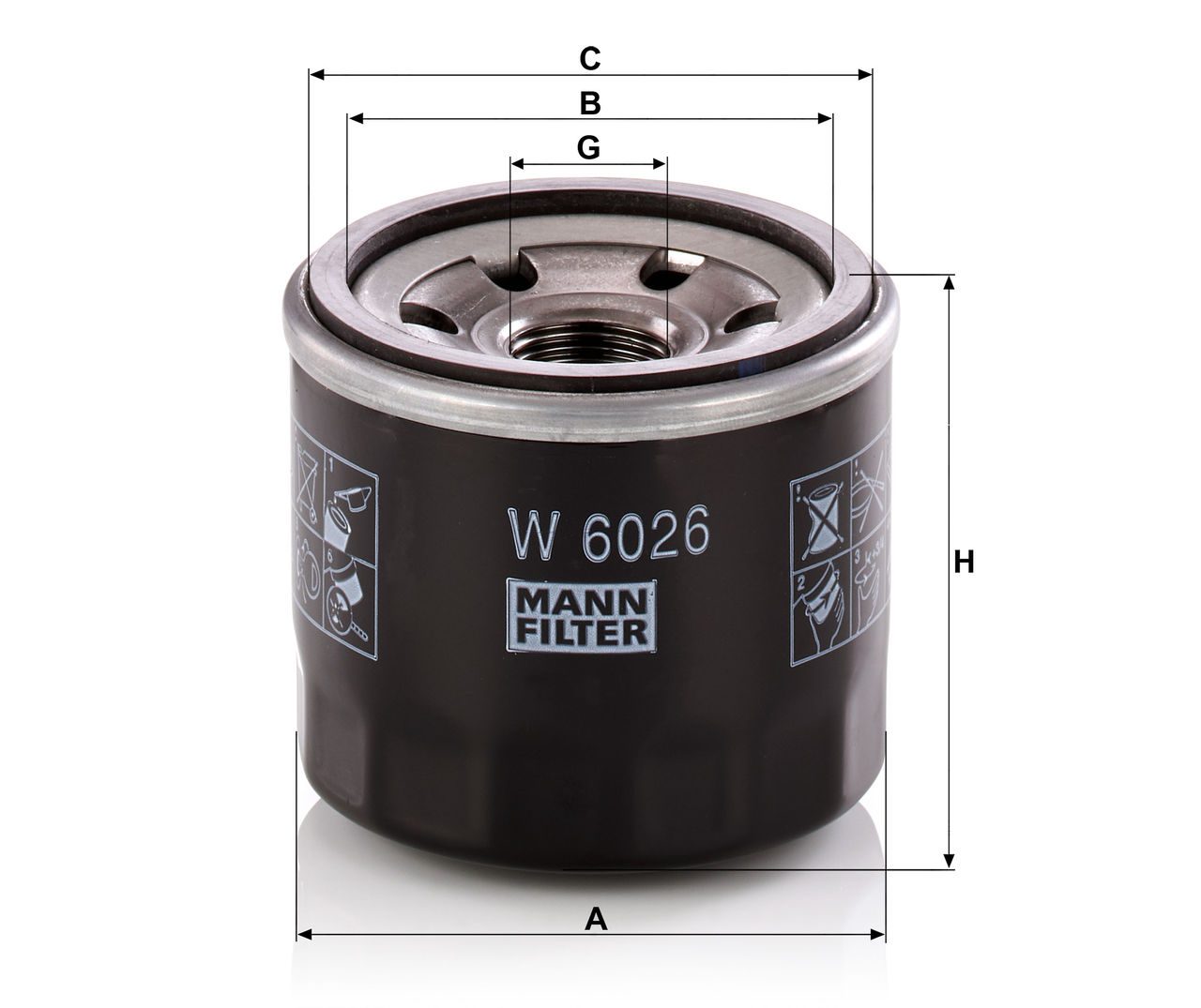 Product Image W6026_MANN-FILTER