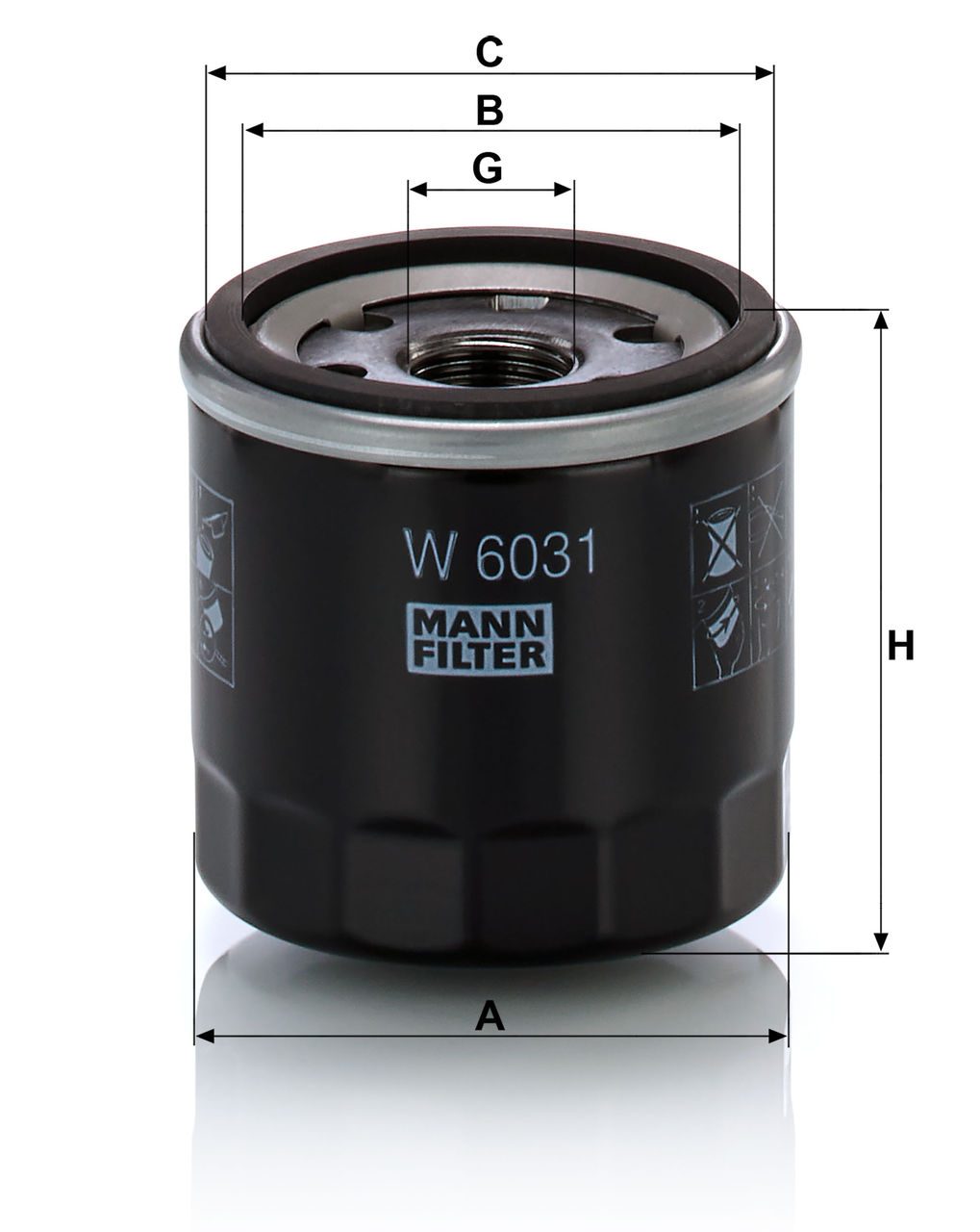 Product Image W6031_MANN-FILTER