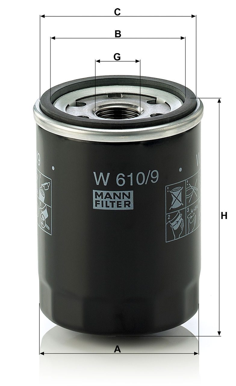 Product Image W610/9_MANN-FILTER