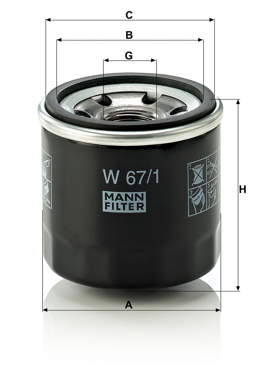 Product Image W67/1_MANN-FILTER