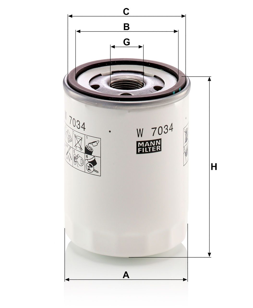 Product Image W7034_MANN-FILTER