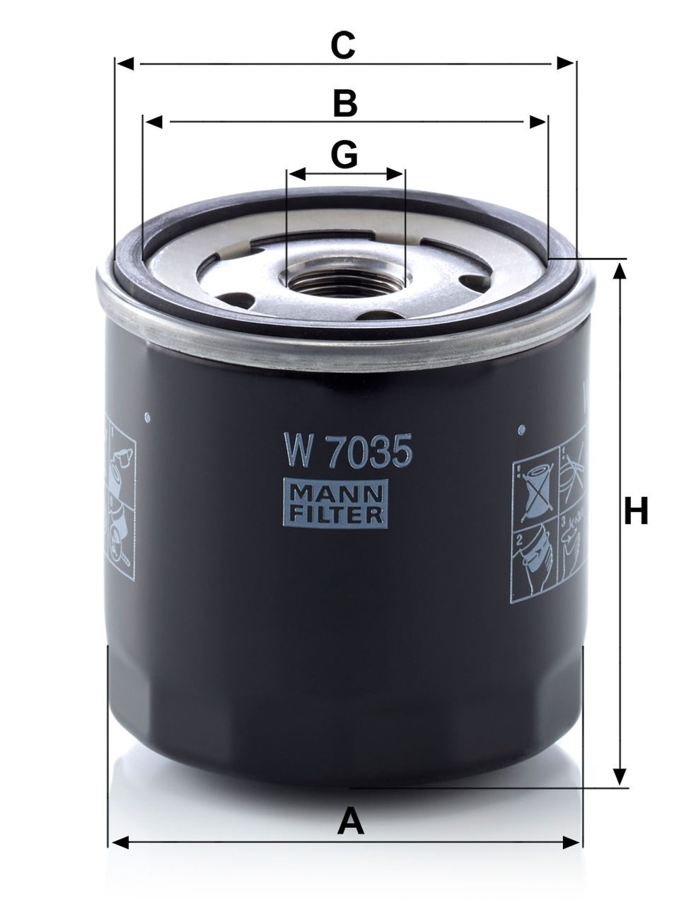 Product Image W7035_MANN-FILTER
