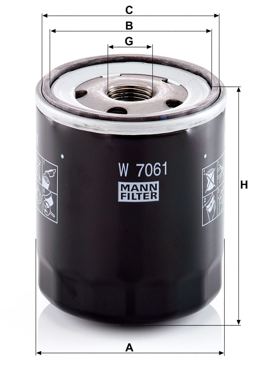 Product Image W7061_MANN-FILTER