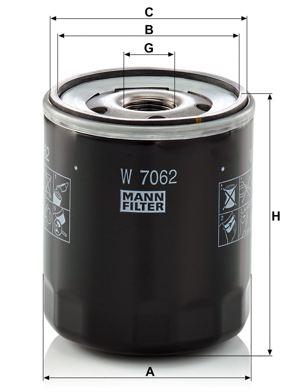 Product Image W7062_MANN-FILTER