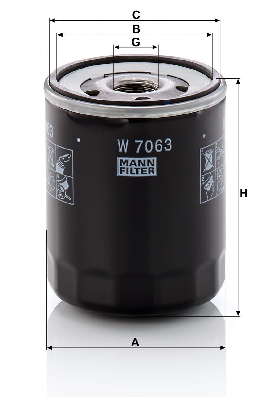 Product Image W7063_MANN-FILTER