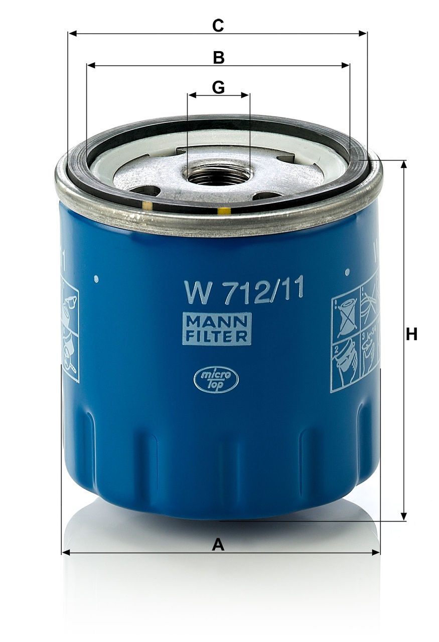 Product Image W712/11_MANN-FILTER