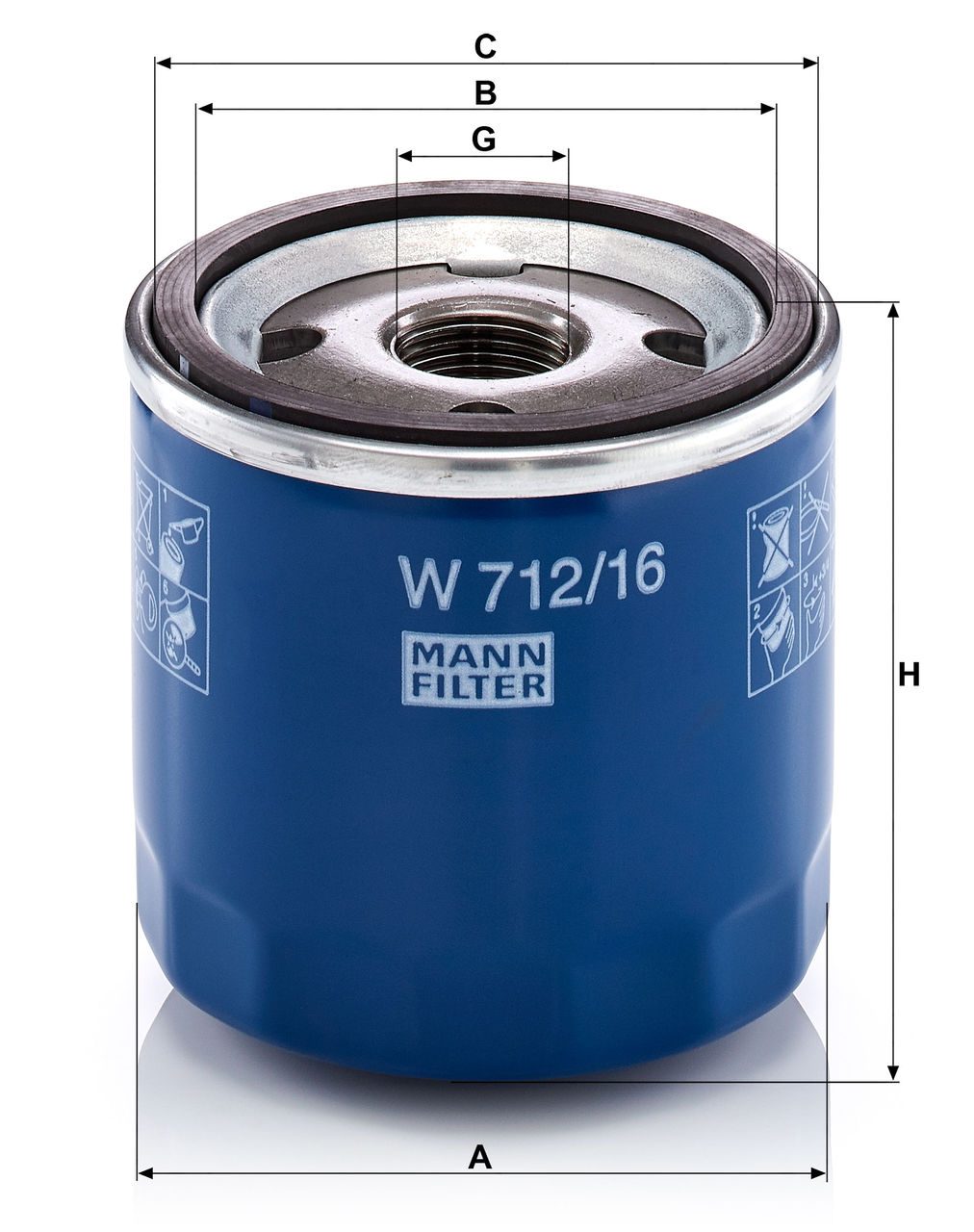 Product Image W712/16_MANN-FILTER