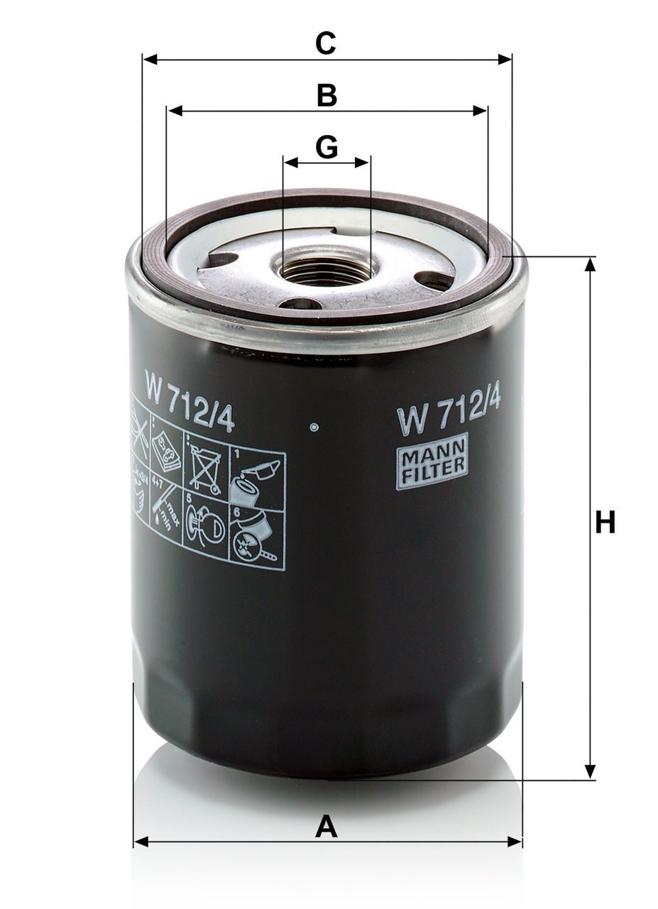 Product Image W712/4_MANN-FILTER