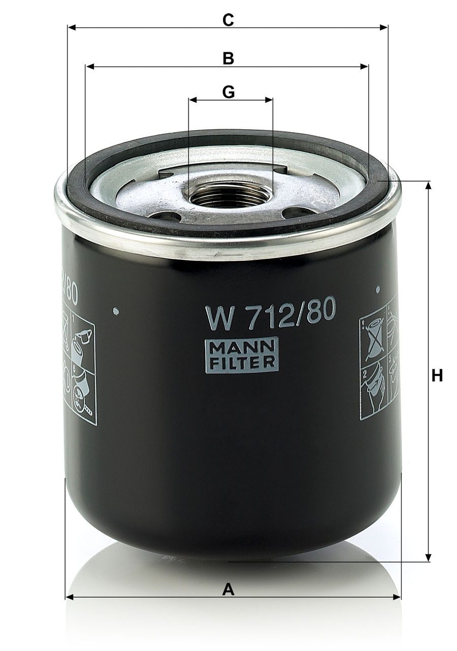 Product Image W712/80_MANN-FILTER