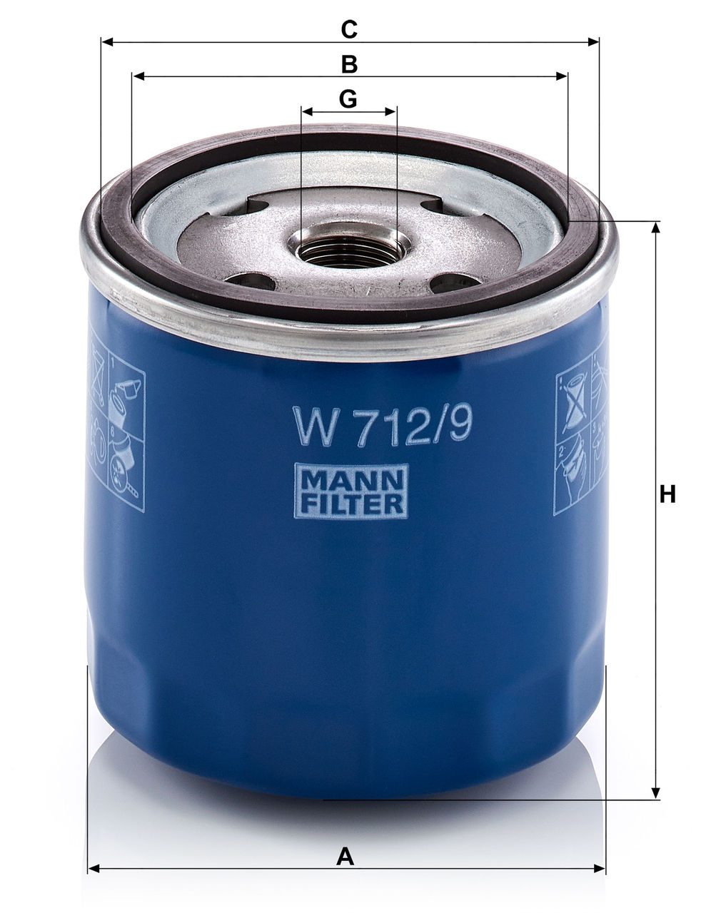 Product Image W712/9_MANN-FILTER