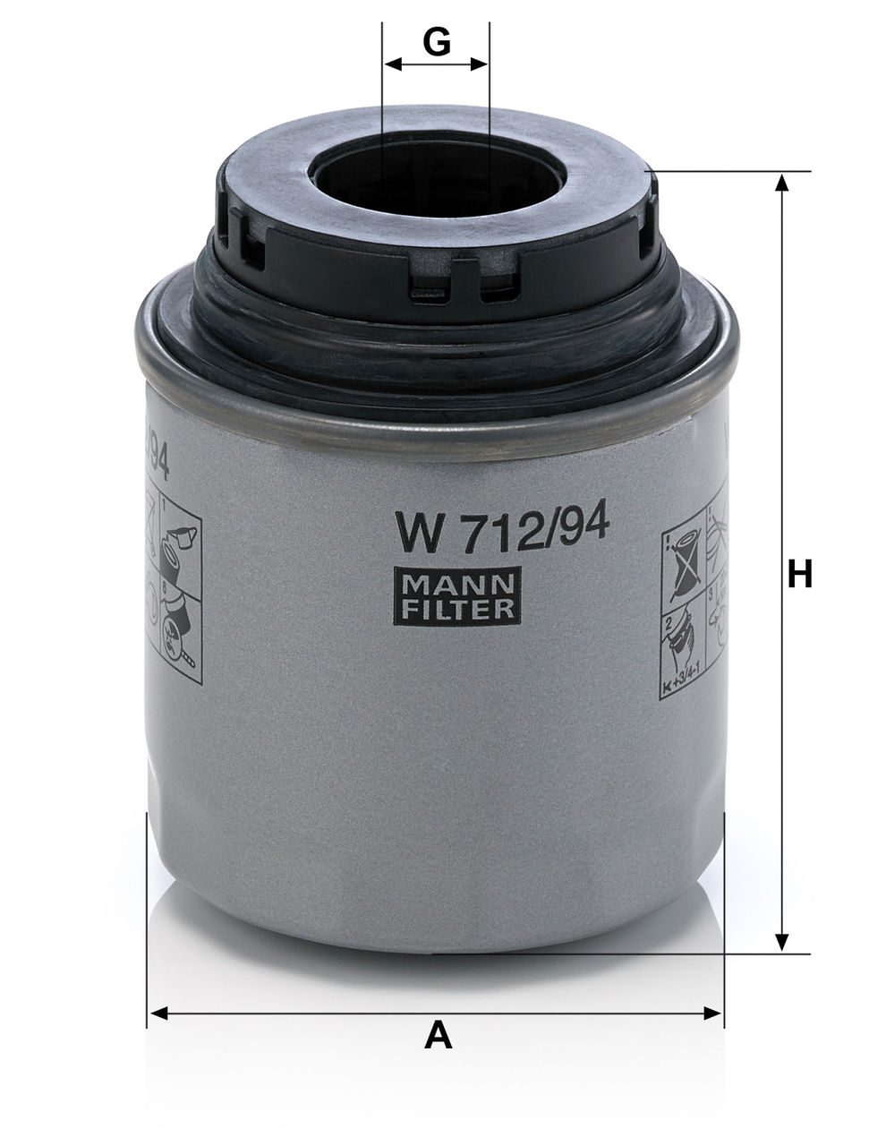 Product Image W712/94_MANN-FILTER