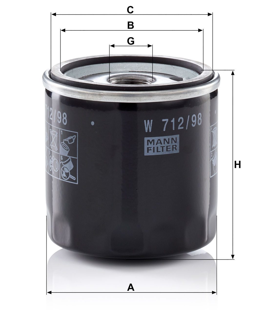 Product Image W712/98_MANN-FILTER