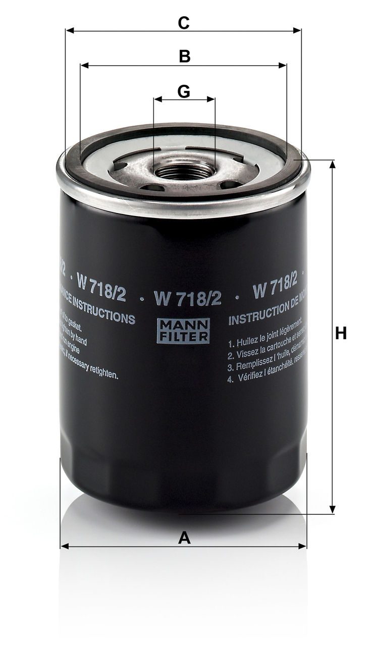 Product Image W718/2_MANN-FILTER