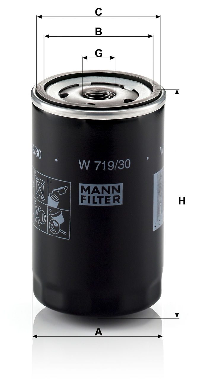 Product Image W719/30_MANN-FILTER