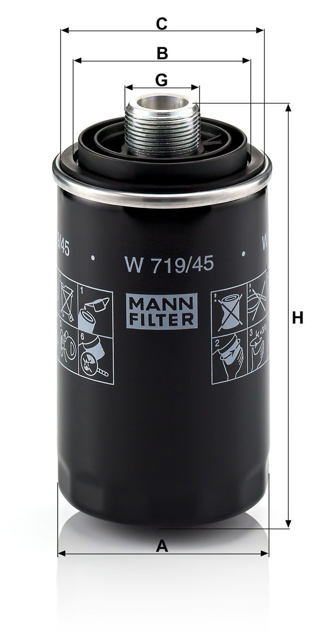 Product Image W719/45_MANN-FILTER