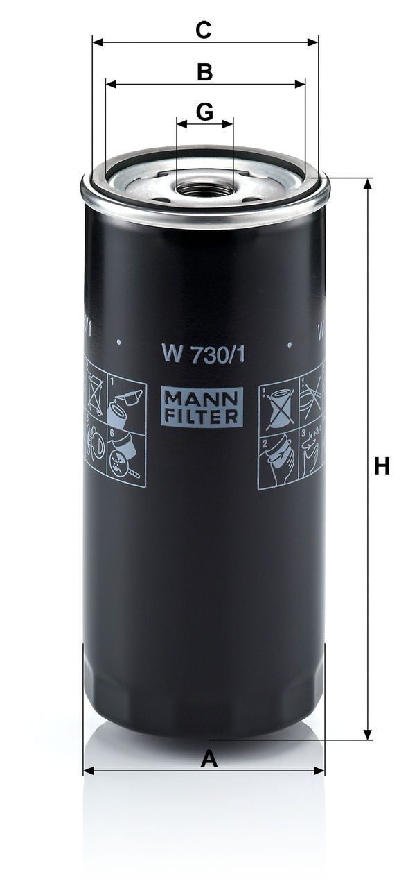 Product Image W730/1_MANN-FILTER
