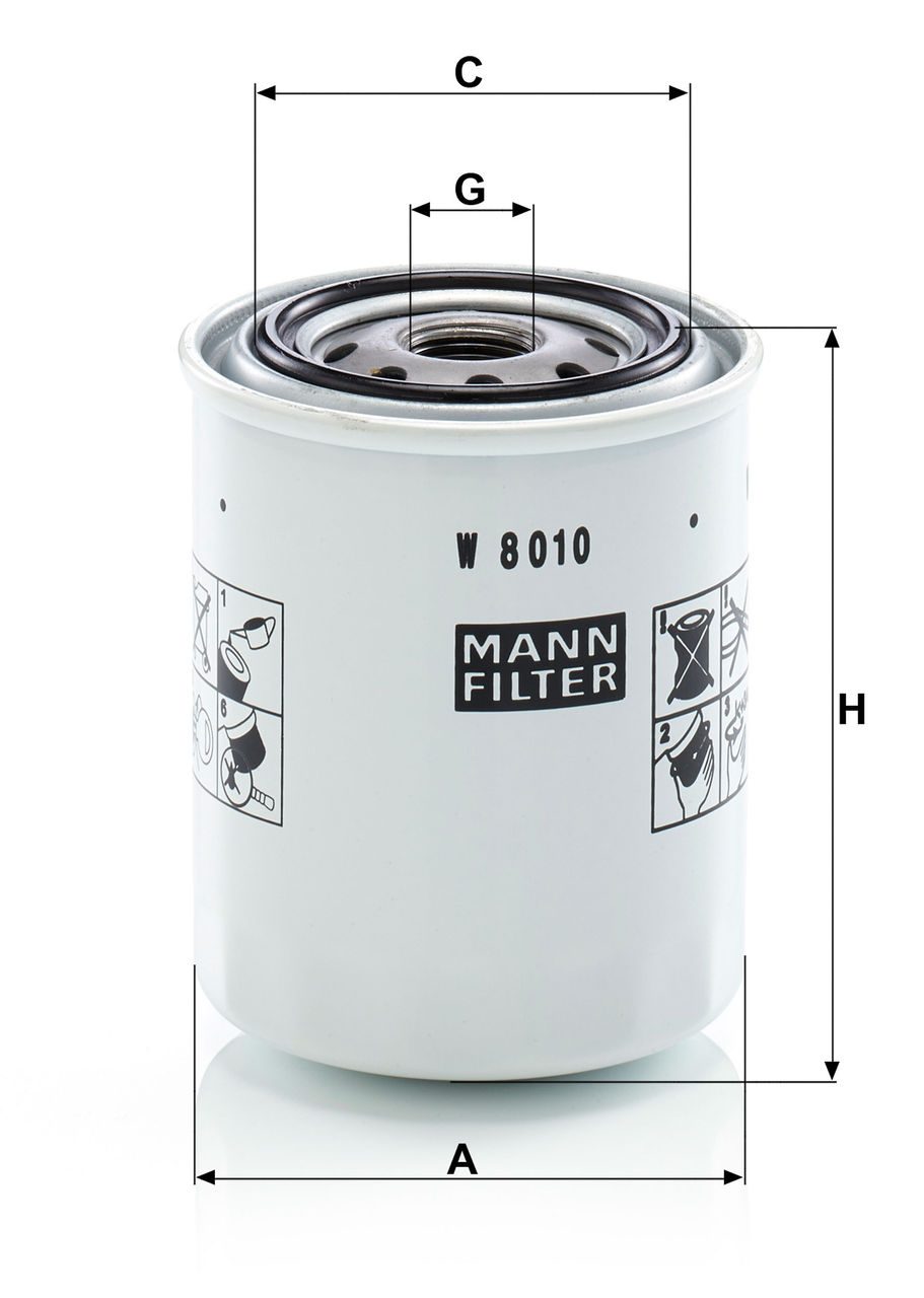 Product Image W8010_MANN-FILTER