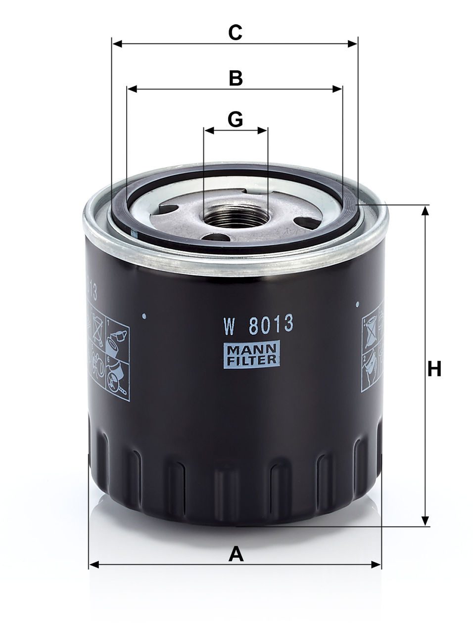 Product Image W8013_MANN-FILTER
