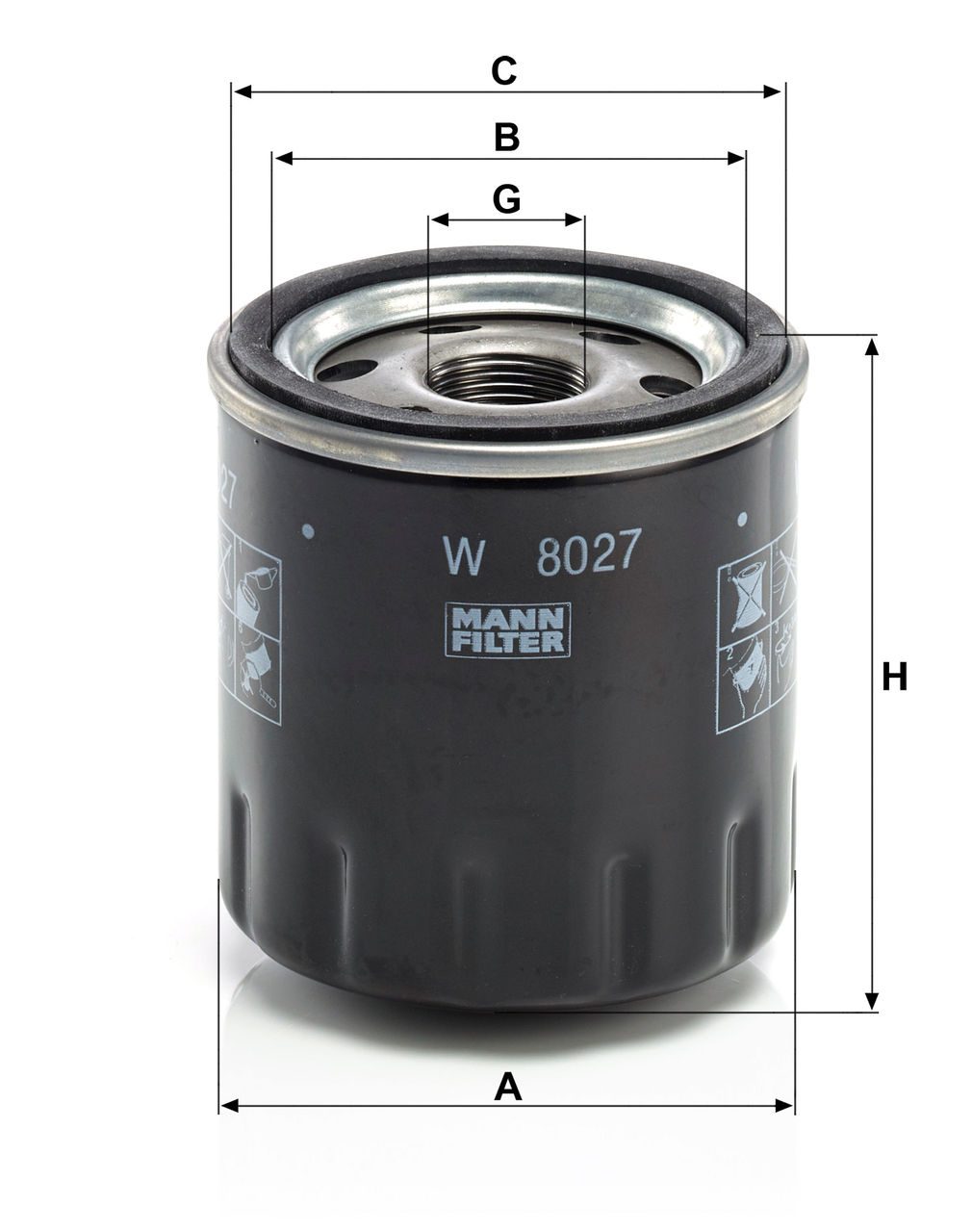 Product Image W8027_MANN-FILTER