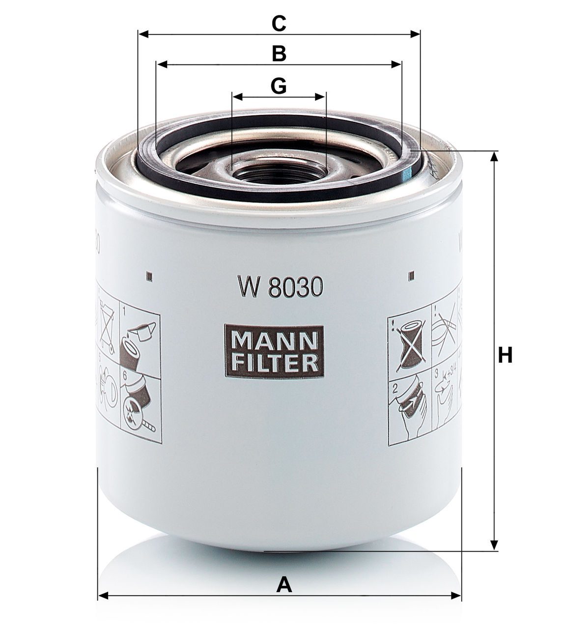 Product Image W8030_MANN-FILTER