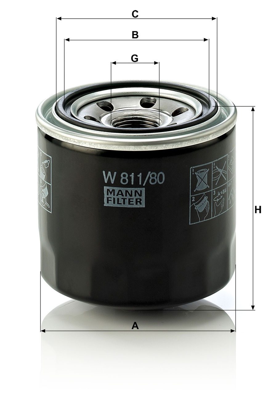 Product Image W811/80_MANN-FILTER
