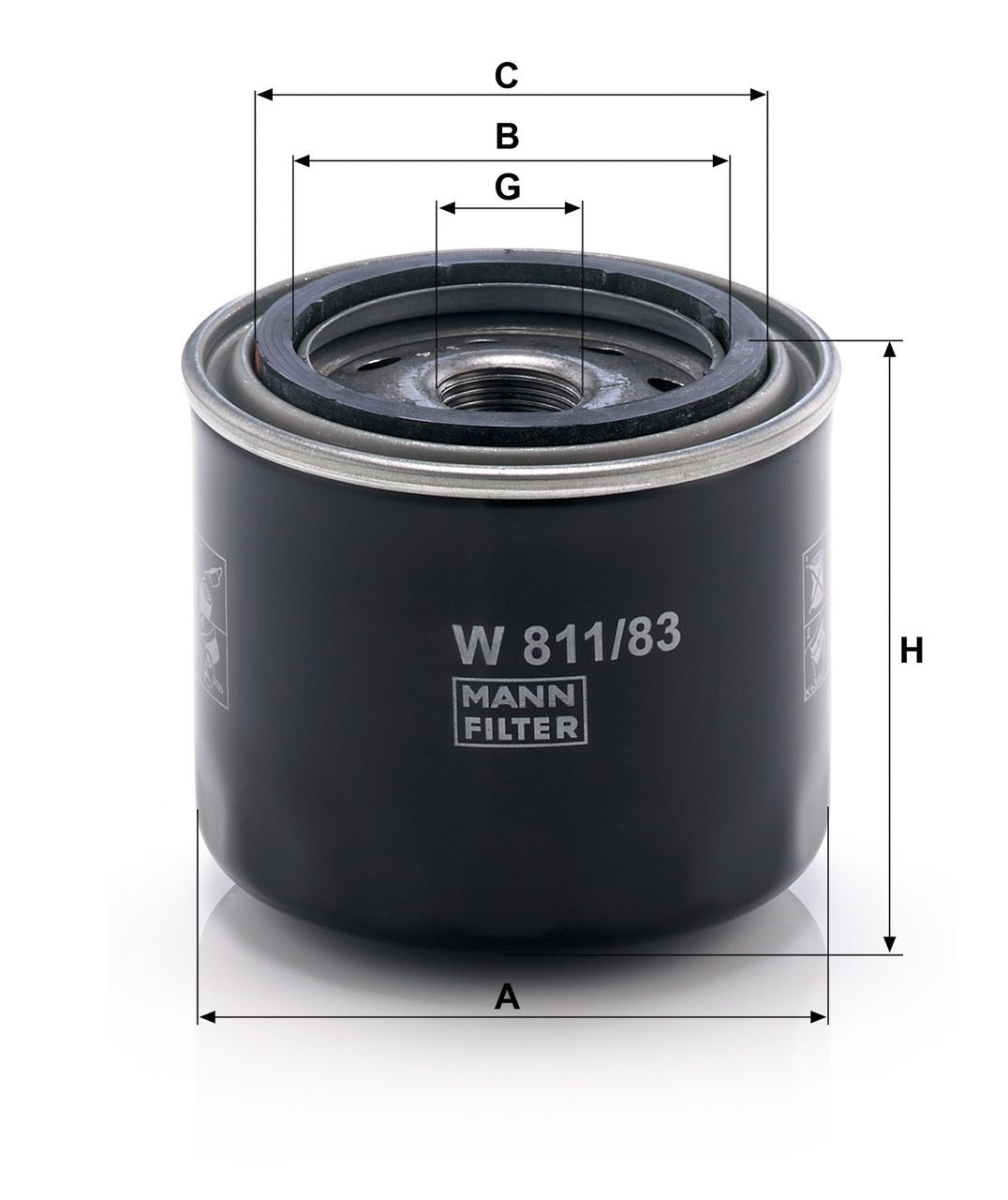 Product Image W811/83_MANN-FILTER