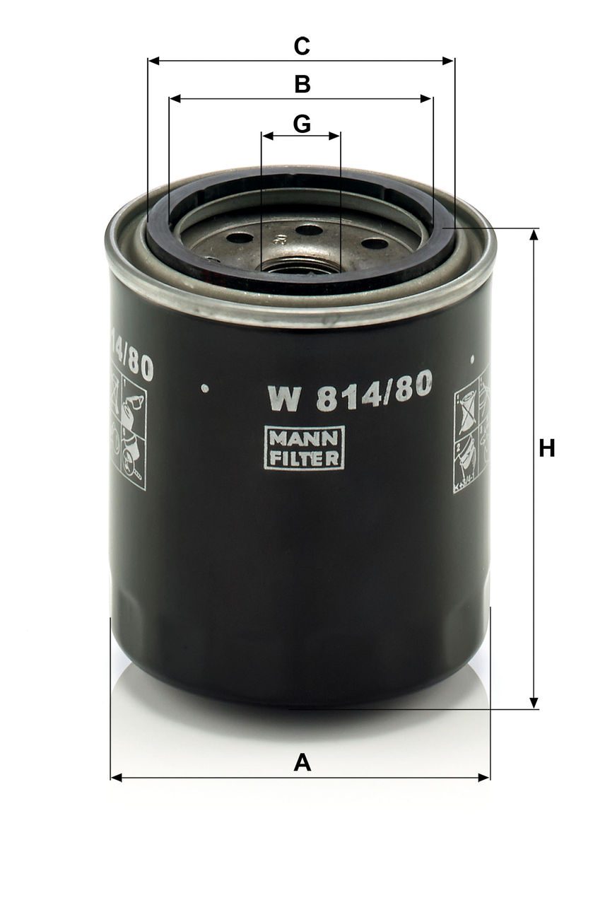 Product Image W814/80_MANN-FILTER