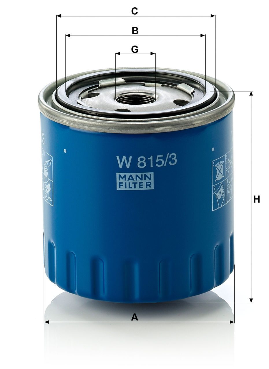 Product Image W815/3_MANN-FILTER