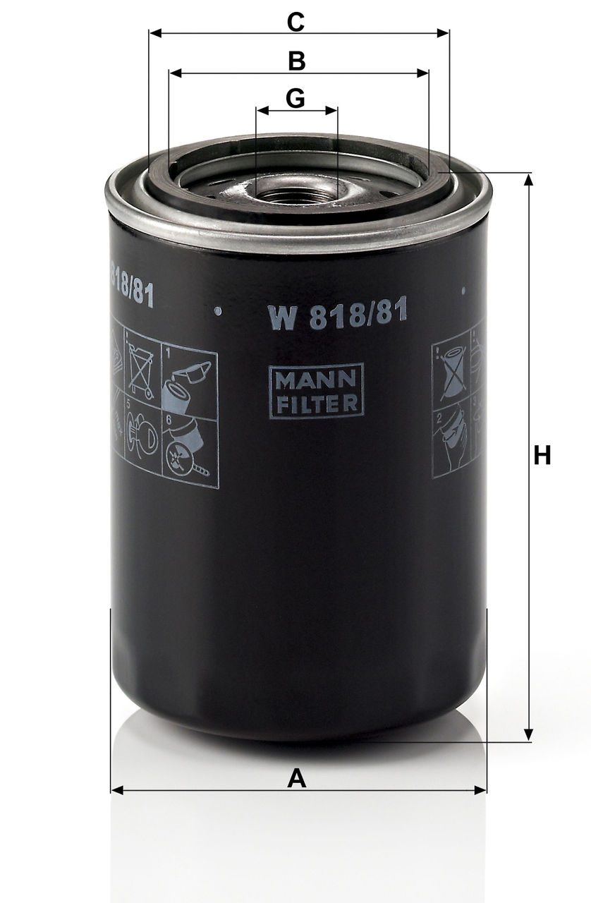 Product Image W818/81_MANN-FILTER